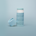 Load image into Gallery viewer, Closeup image of Noz neon sunscreen in the color blue
